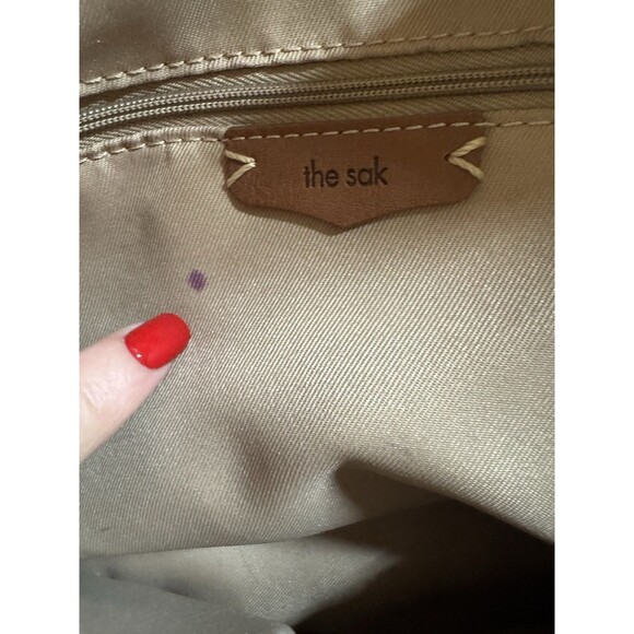 The Sak De Young Tote Bag in Burgundy/Red Pebbled Leather Excellent - Picture 14 of 14